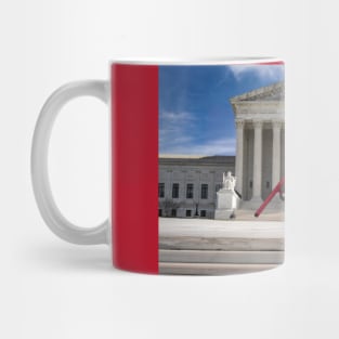 Folding Chair To The Supreme Court - American - Back Mug